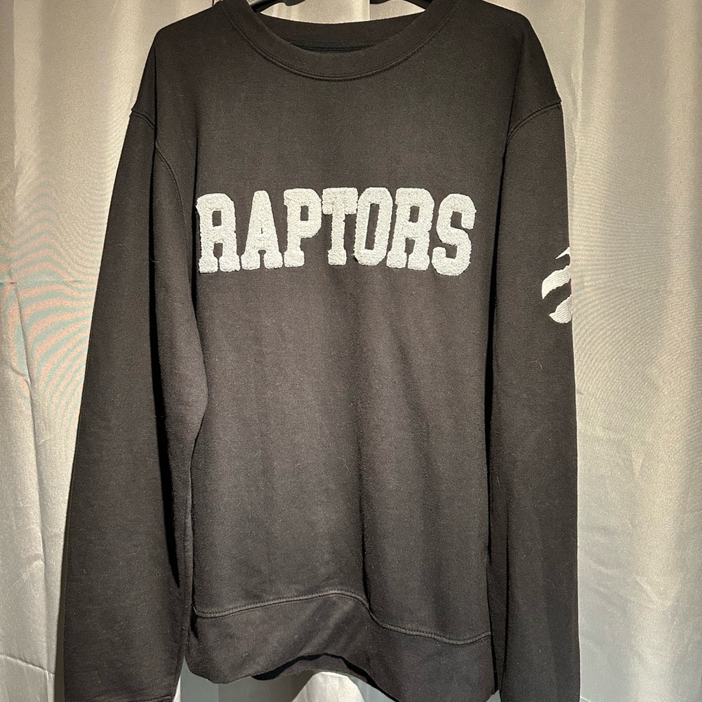 NBA Raptors Black Crewneck Sweater